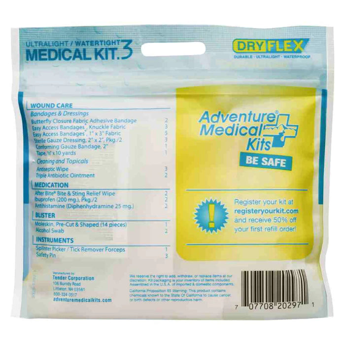 Ultralight/Watertight Medical Kit - .3 First Aid Safety