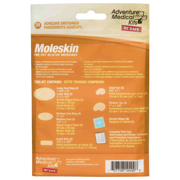 Moleskin Pre-Cut and Shaped First Aid Safety