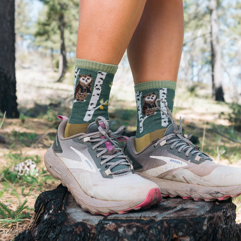 Women's Critter Club Micro Crew Lightweight Hiking Sock