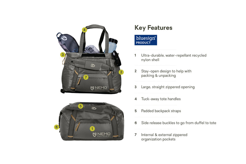 Double Haul™ 30L Convertible Duffel & Tote