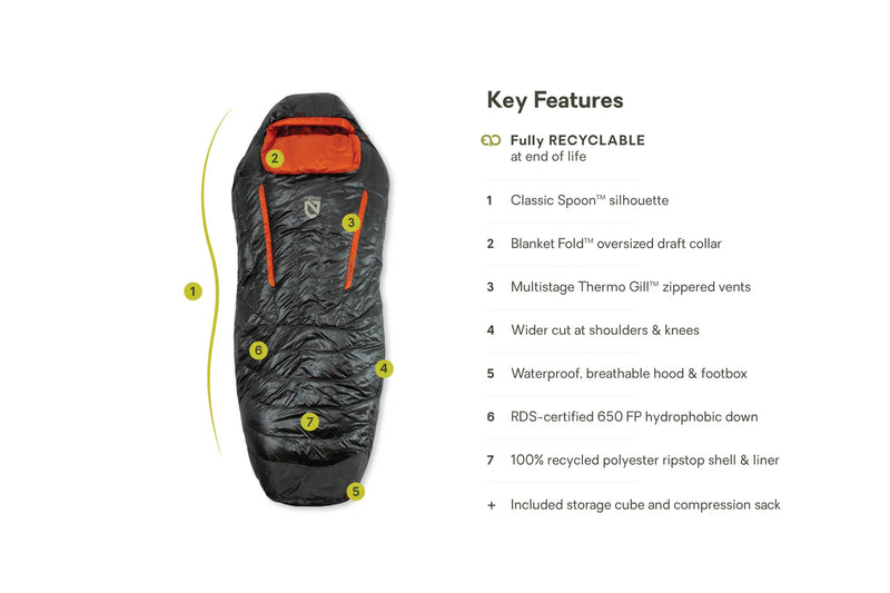 Men's Disco Endless Promise 30°Sleeping Bag - Long & Wide