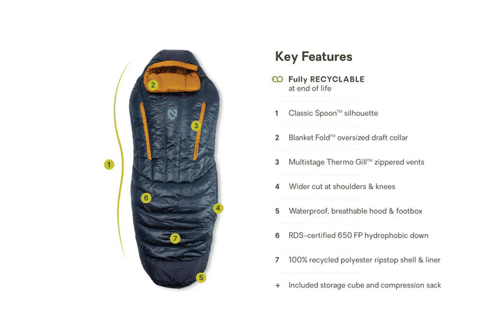 Men's Disco 15 Sleeping Bag - Regular Wide