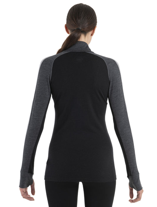 Women's 200 ZoneKnit™ Merino Long Sleeve Half Zip Thermal Top
