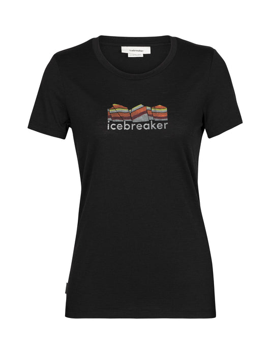 Women's Merino Tech Lite II Short Sleeve T-Shirt Mountain Geology