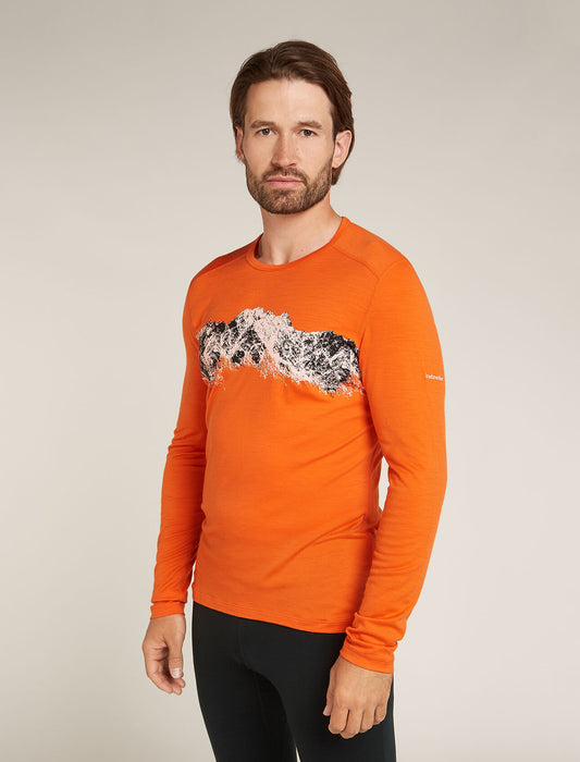 Men's Merino 200 Oasis Long Sleeve Crewe Thermal Top Remarkables