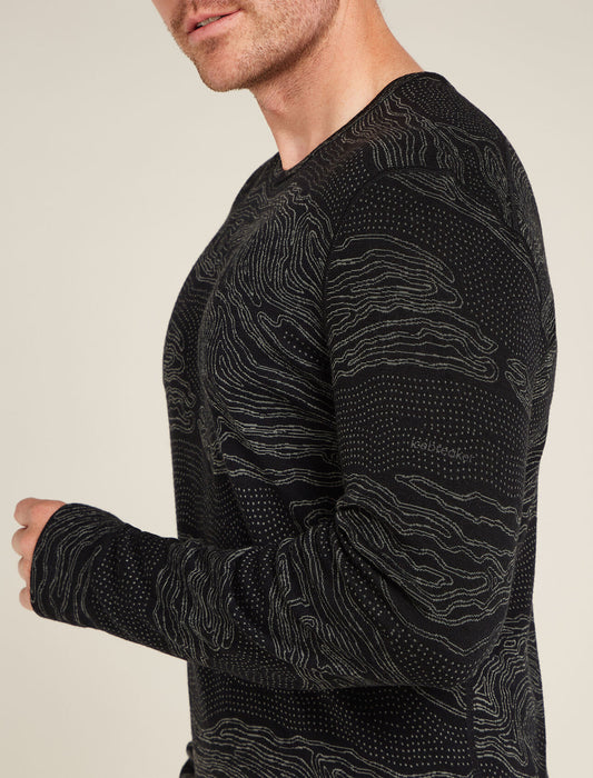 Men's Merino 260 Vertex Long Sleeve Crewe Thermal Top Snow Guide