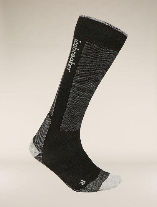 Mens Merino Ski+ Light Over The Calf Socks