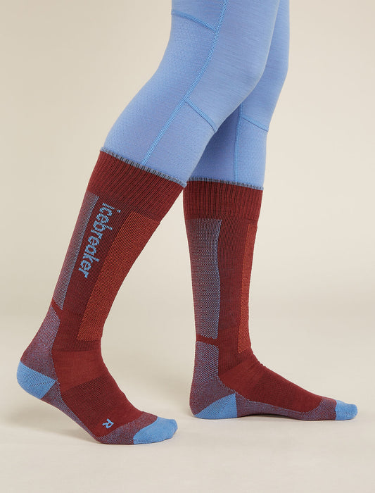 Women's Merino Ski+ Medium Over The Calf Socks