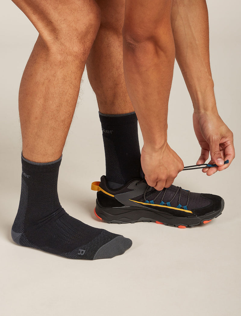 Mens Merino Hike+ Ultralight Socks Quarter