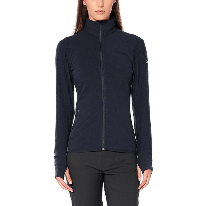 Women's Icebreaker Descender Real Fleece Merino Long Sleeve Zip Jacket