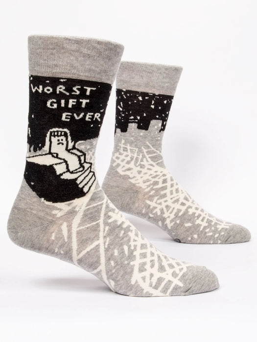 Mens Worst Gift Ever M-Crew Socks