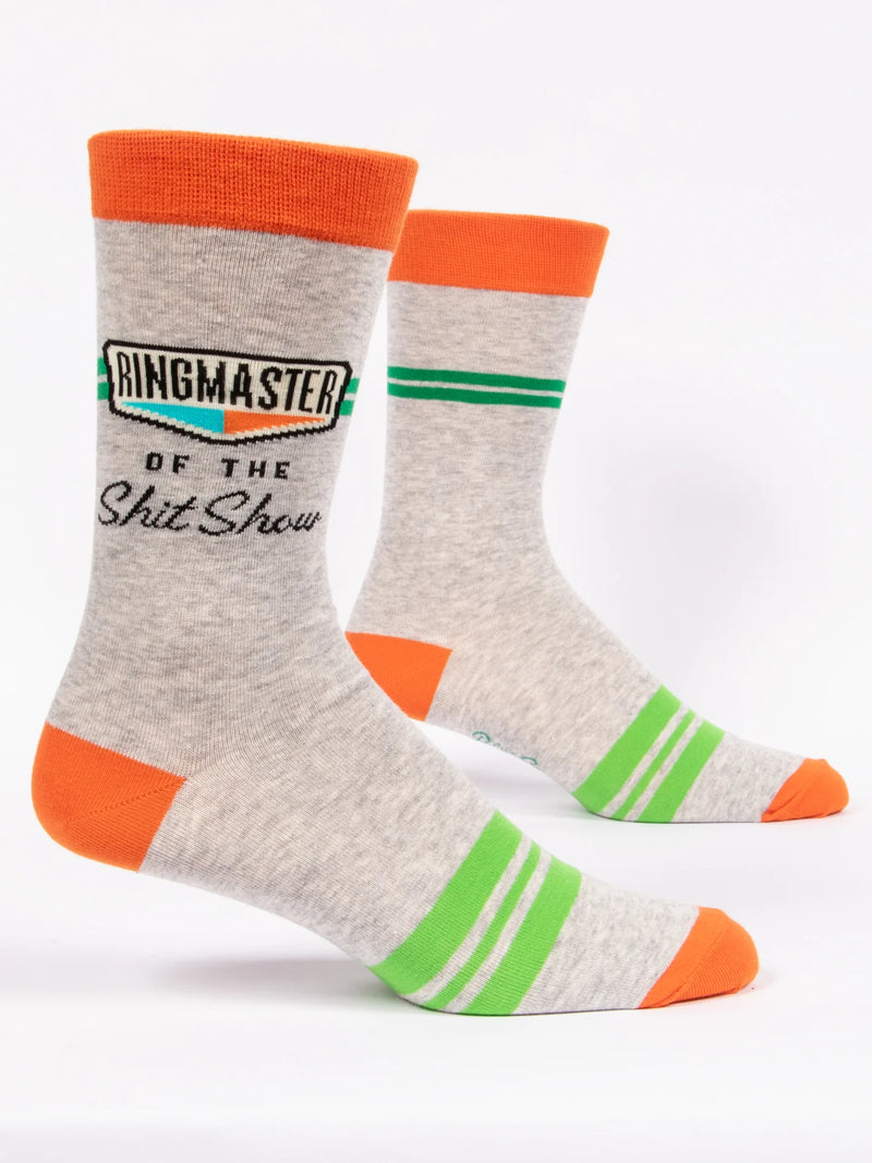 Mens RINGMASTER OF THE SHIT SHOW Sock