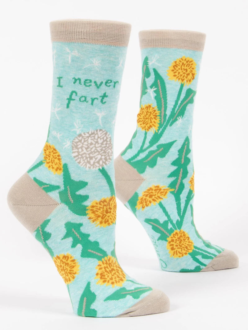 Women's I NEVER FART Crew Sock