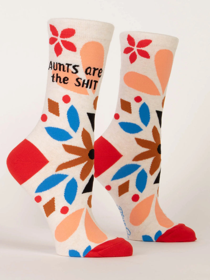 Women's "Aunts Are The Shit" Crew Sock