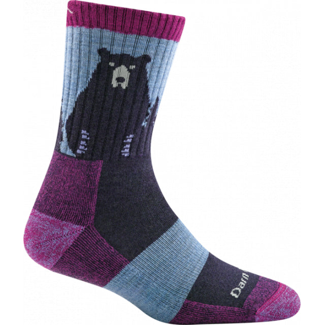 Women's Bear Town Micro Crew Lightweight Hiking Socks