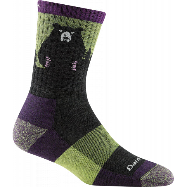 Women's Bear Town Micro Crew Lightweight Hiking Socks