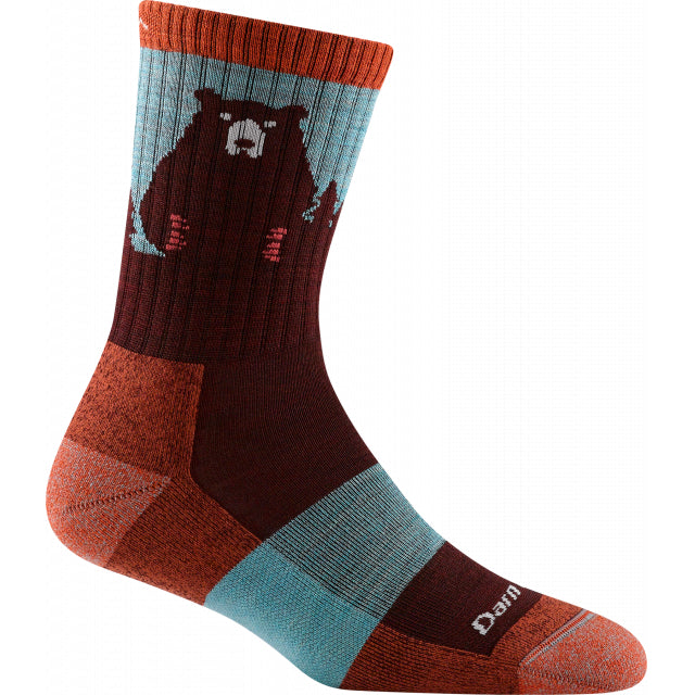 Women's Bear Town Micro Crew Lightweight Hiking Socks