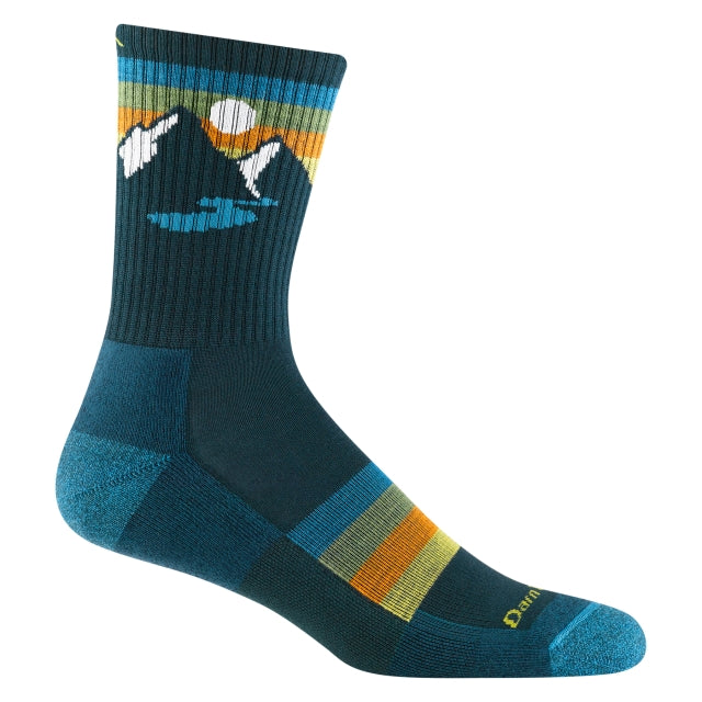 Mens Sunset Ridge Micro Crew Lightweight Hiking Socks