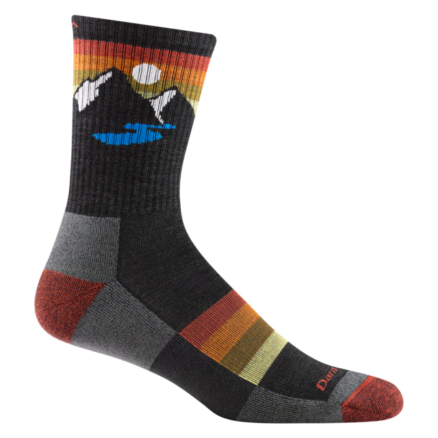 Mens Sunset Ridge Micro Crew Lightweight Hiking Socks