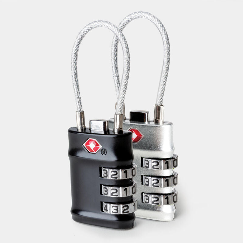 TSA Accepted Cable Locks - Set of 2