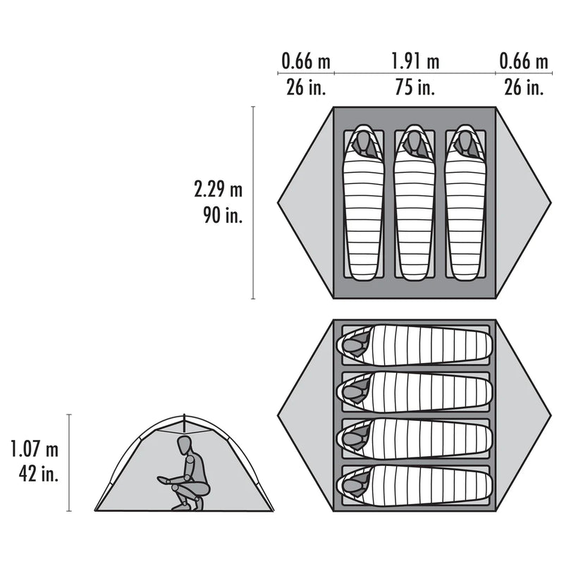 Hubba Hubba™ HD 3-Person Backpacking Tent 