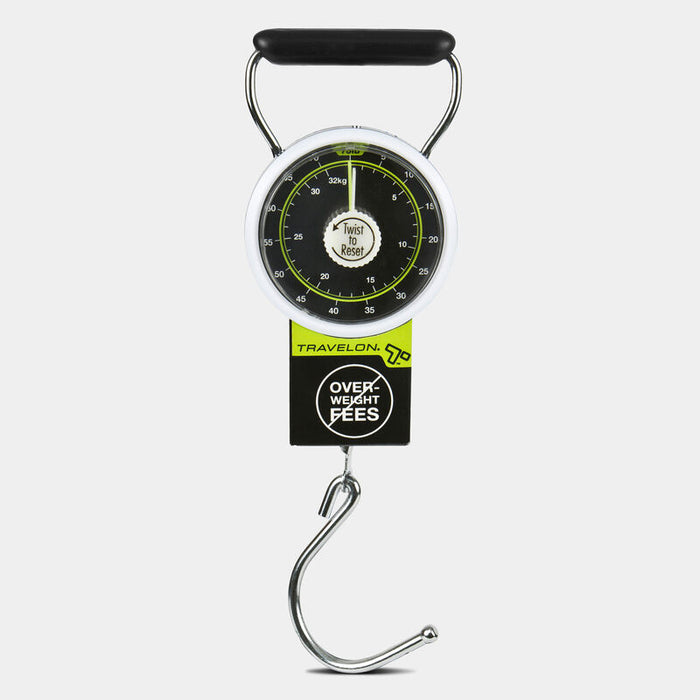 Stop & Lock Luggage Scale with Tape Measure
