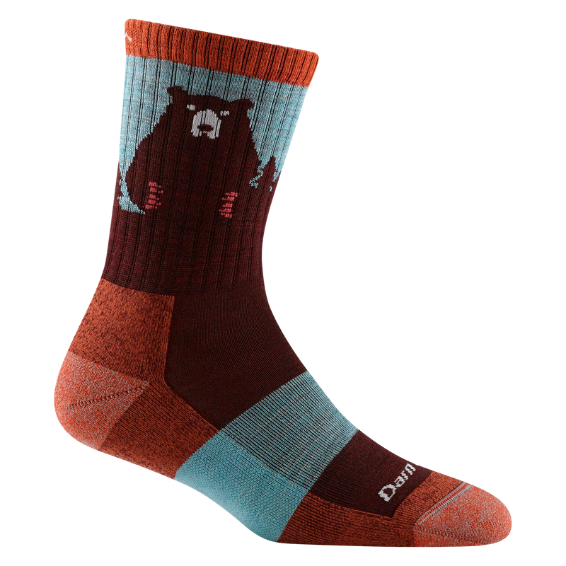 Women's Bear Town Micro Crew Lightweight Hiking Sock