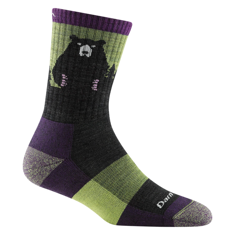 Women's Bear Town Micro Crew Lightweight Hiking Sock