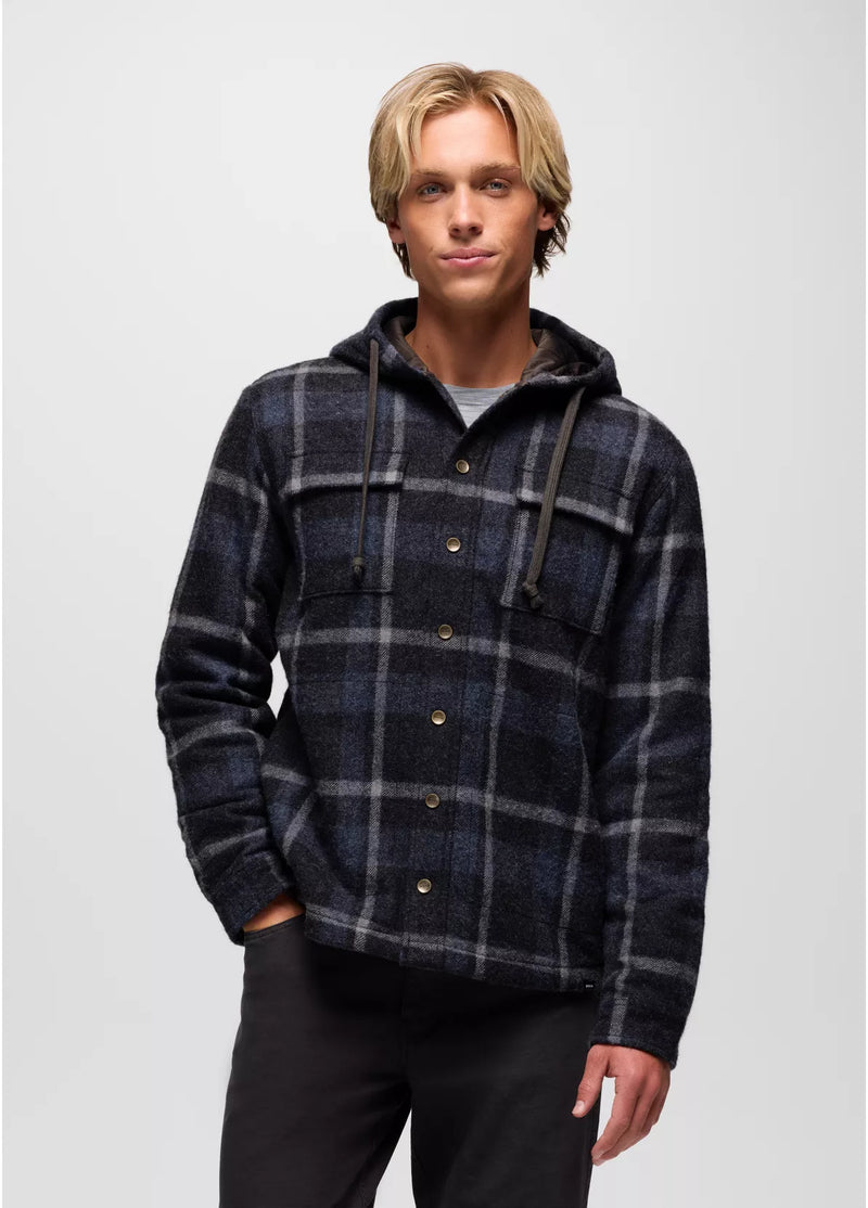 Men's Asgard Hooded Flannel Long Sleeve Shirt