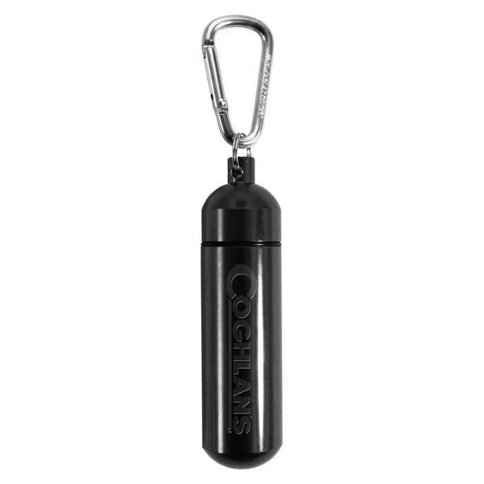 Aluminum Storage Capsule With Carabiner - Medium