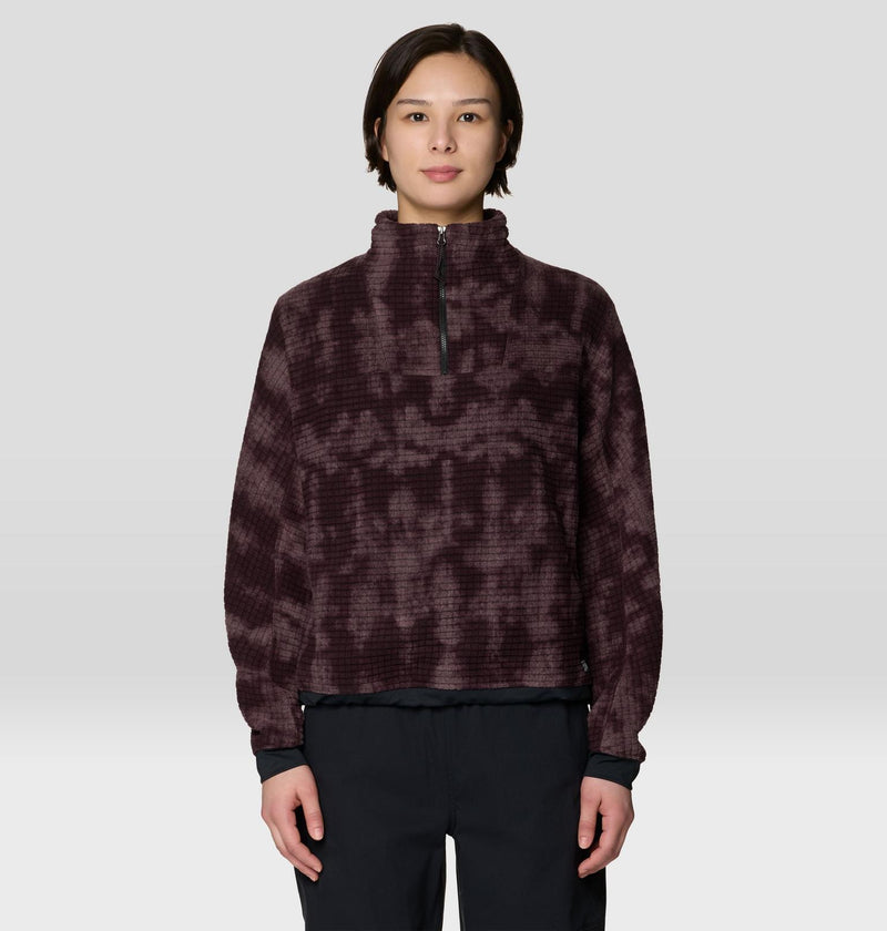 Women's Summit Grid Big Grid Half Zip Sweater