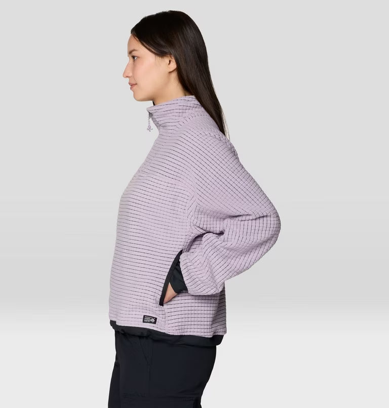 Women's Summit Grid Big Grid Half Zip Sweater