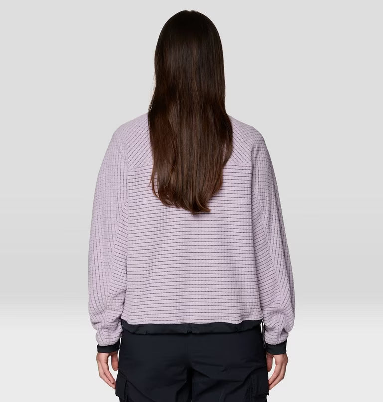 Women's Summit Grid Big Grid Half Zip Sweater