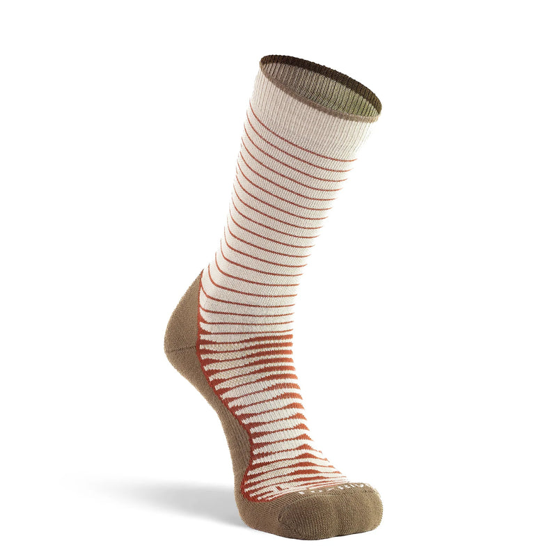 Stripe Lightweight Crew Hiking Sock