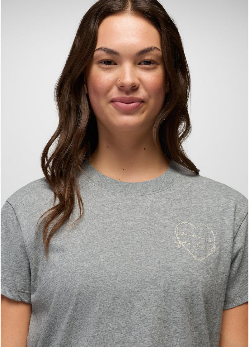 Women's Everyday Open Heart Short Sleeve Tee
