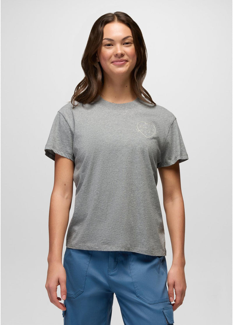 Women's Everyday Open Heart Short Sleeve Tee