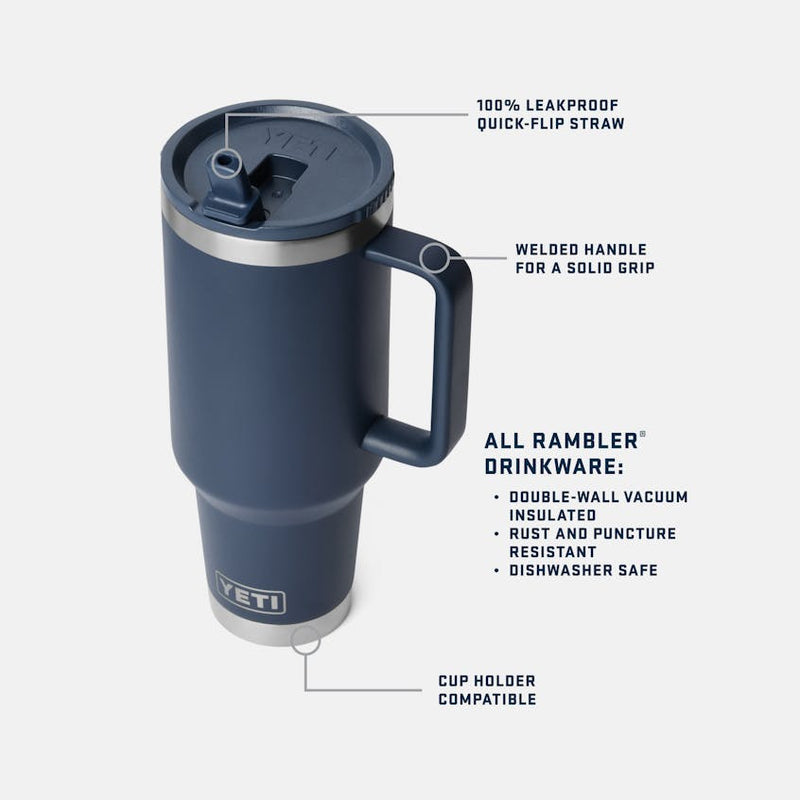Rambler® 1.18 L Travel Straw Mug