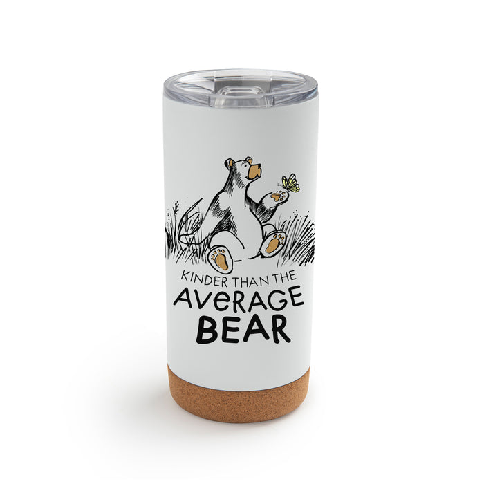 Kinder Than The Average Bear Tumbler With Lid