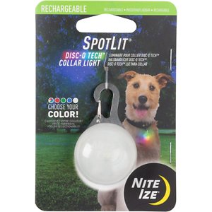 Spotlit Rechargeable Dog Collar Light - Disc-o-Tech