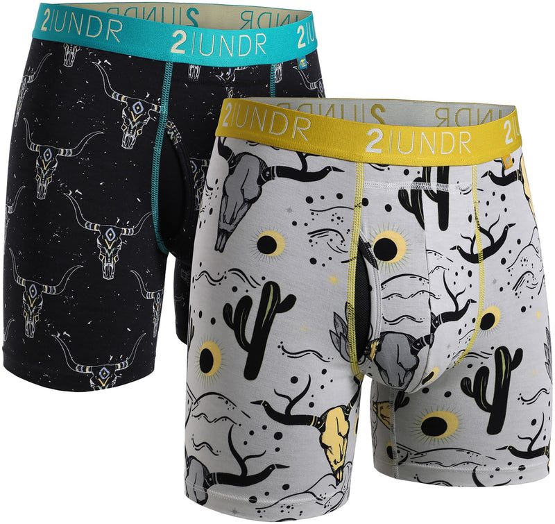 Men's Swing Shift 6" Boxer Brief 2 Pack
