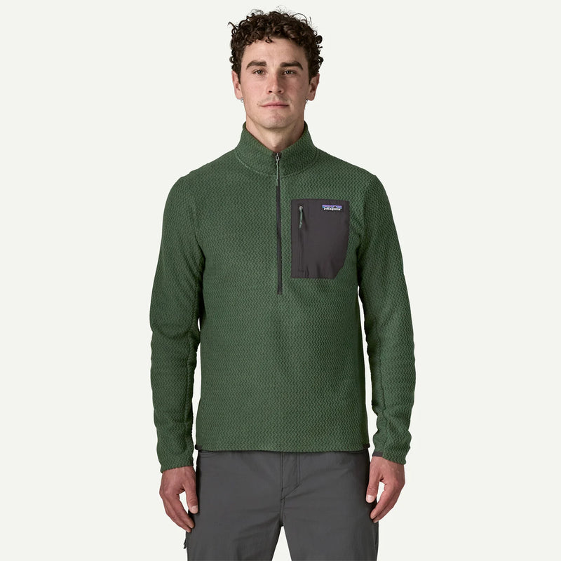 Men's R1® Air Fleece Zip-Neck Long Sleeve