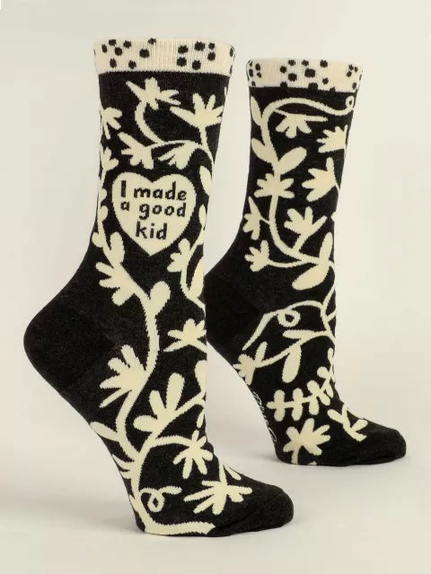 Women's I Made a Good Kid Crew Socks