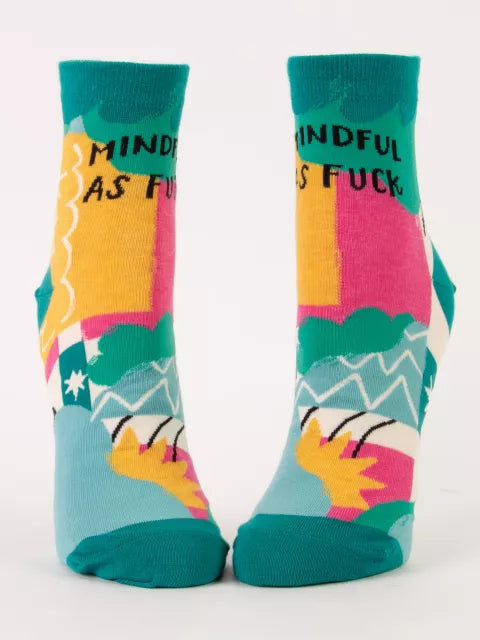 Women's MINDFUL AS FUCK Ankle Socks