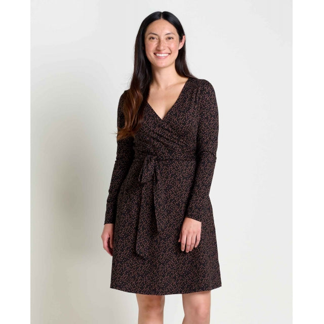 Women's Cue Wrap Long Sleeve Dress