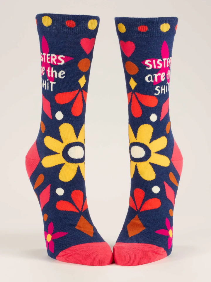 Women's "Sisters Are The Shit" Crew Sock