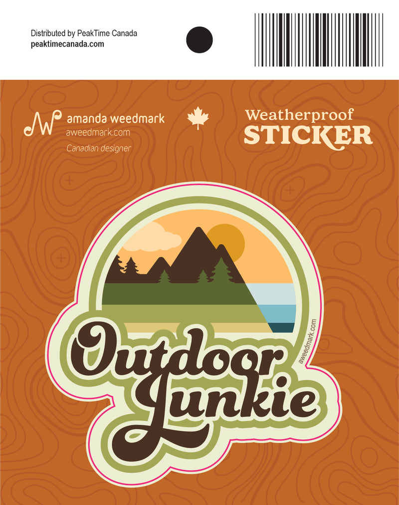 Outdoor Junkie Sticker