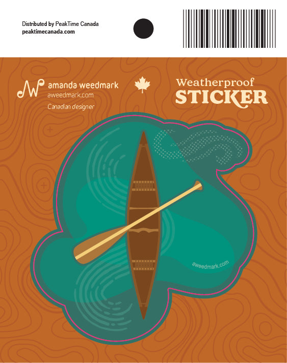 Canoe Sticker — Sojourn Outdoors