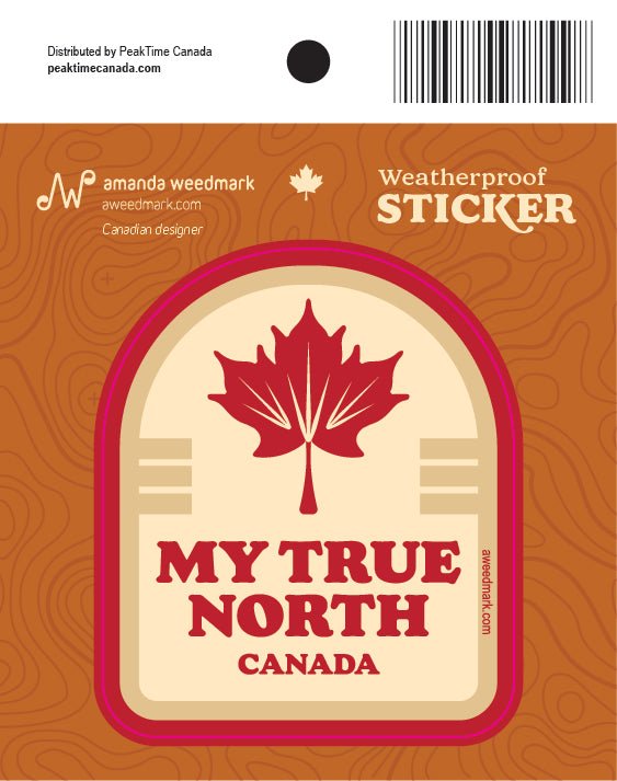 My True North Canada Sticker