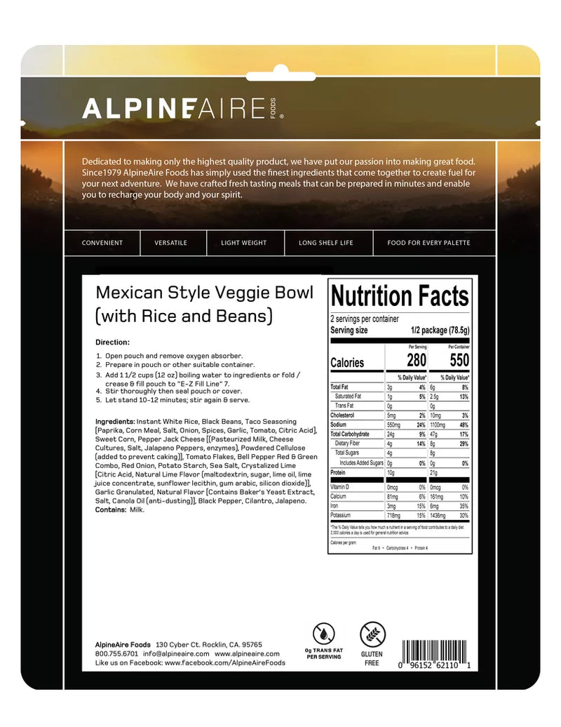 Mexican Style Veggie Bowl