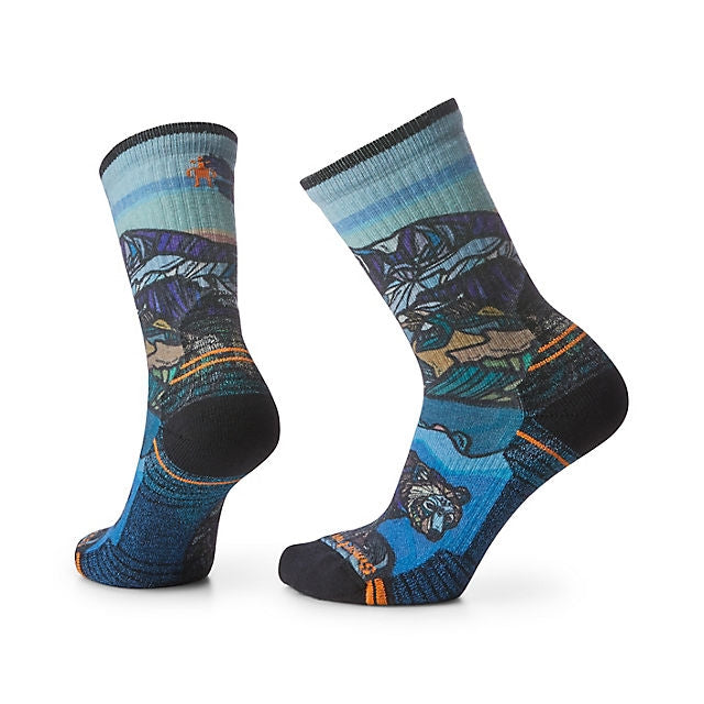 Women's Hike Icy Range Print Crew Socks